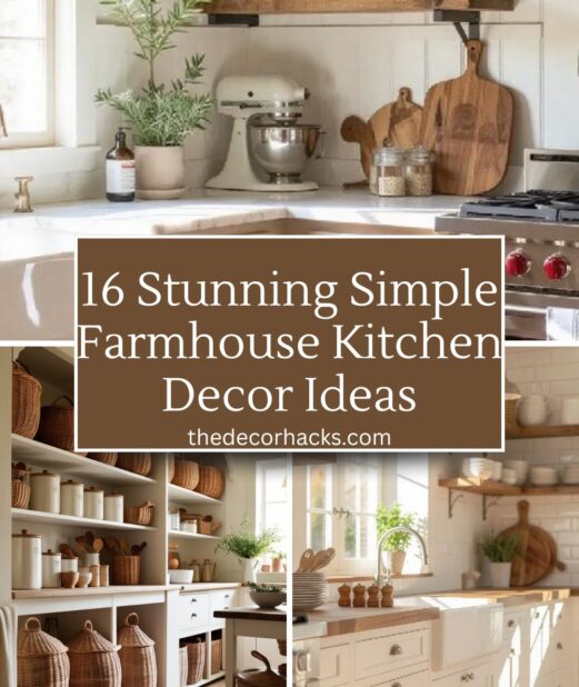 Stunning Simple Farmhouse Kitchen Decor Ideas​