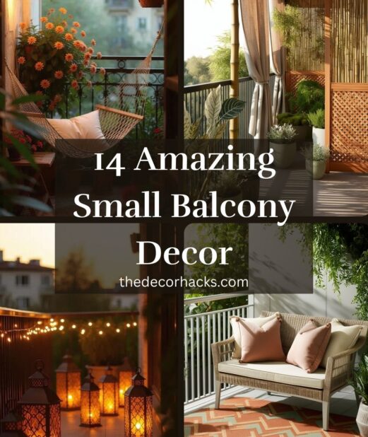 Amazing Small Balcony Decor​
