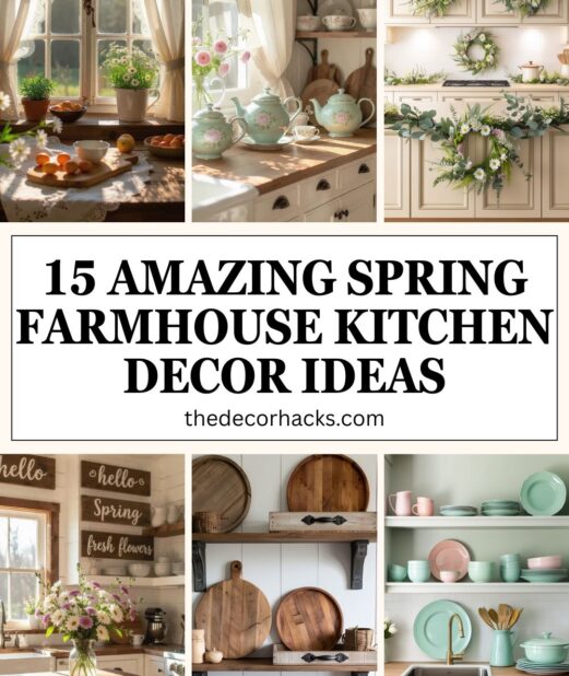 Amazing Spring Farmhouse Kitchen Decor Ideas