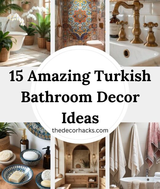 Amazing Turkish Bathroom​ Decor Ideas