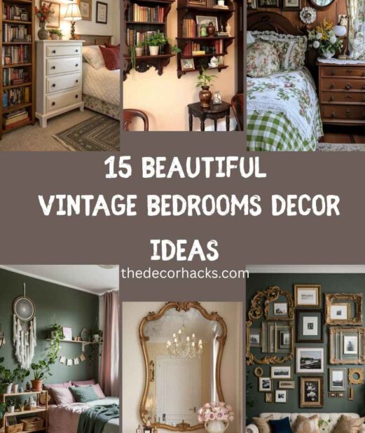 Beautiful Vintage Bedrooms Decor Ideas