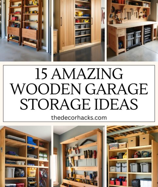 Amazing Wooden Garage Storage Ideas