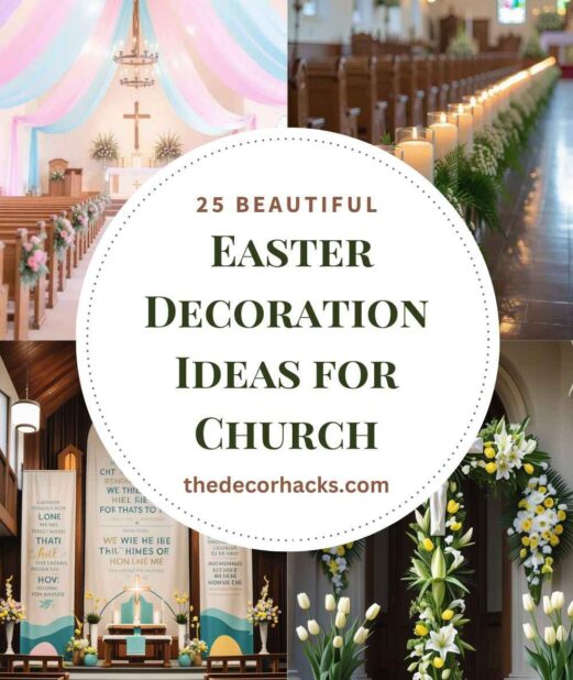 25 Beautiful Easter Decoration Ideas for Church