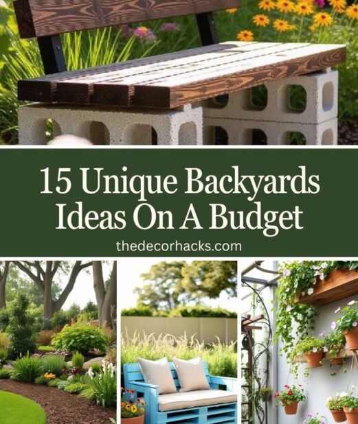 Unique Backyards Ideas On A Budget