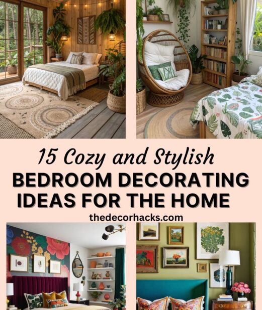 Cozy and Stylish Bedroom Decorating Ideas For The Home