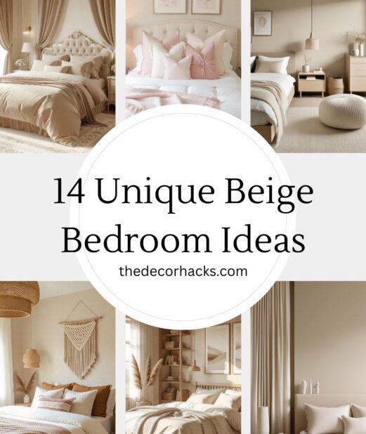 Unique Beige Bedroom Ideas