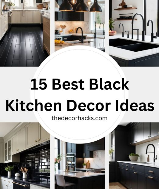 Best Black Kitchen Decor Ideas