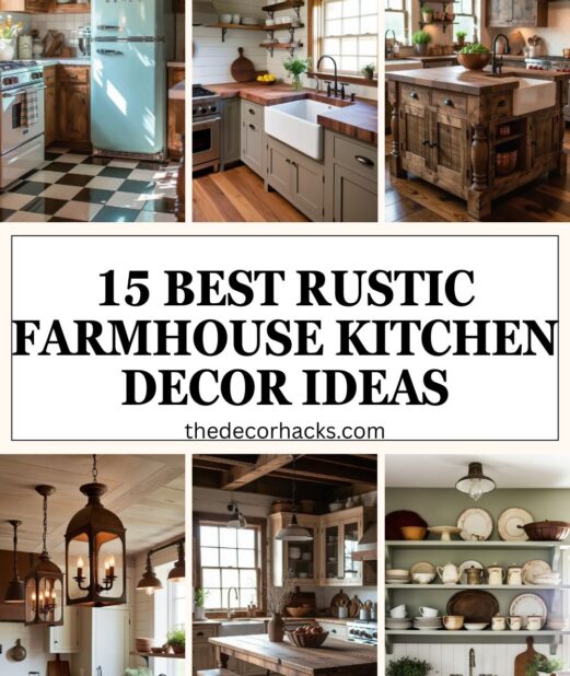 Best Rustic Farmhouse Kitchen Decor Ideas