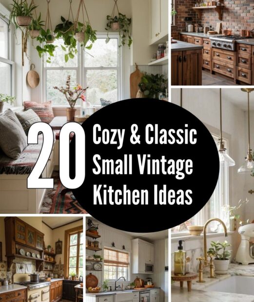 Cozy & Classic Small Vintage Kitchen Ideas