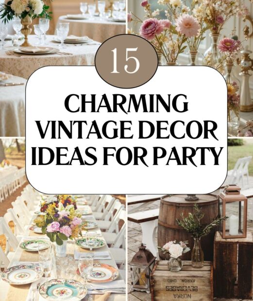 Charming Vintage Decor Ideas for Party