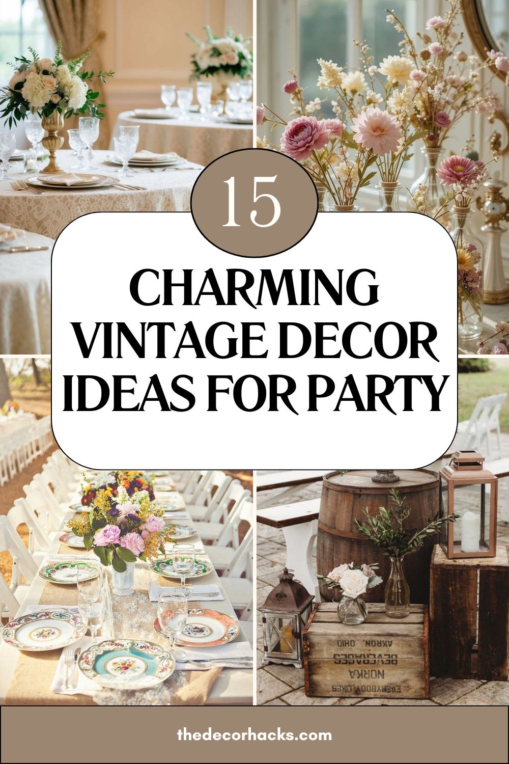 Vintage Decor Ideas for Party