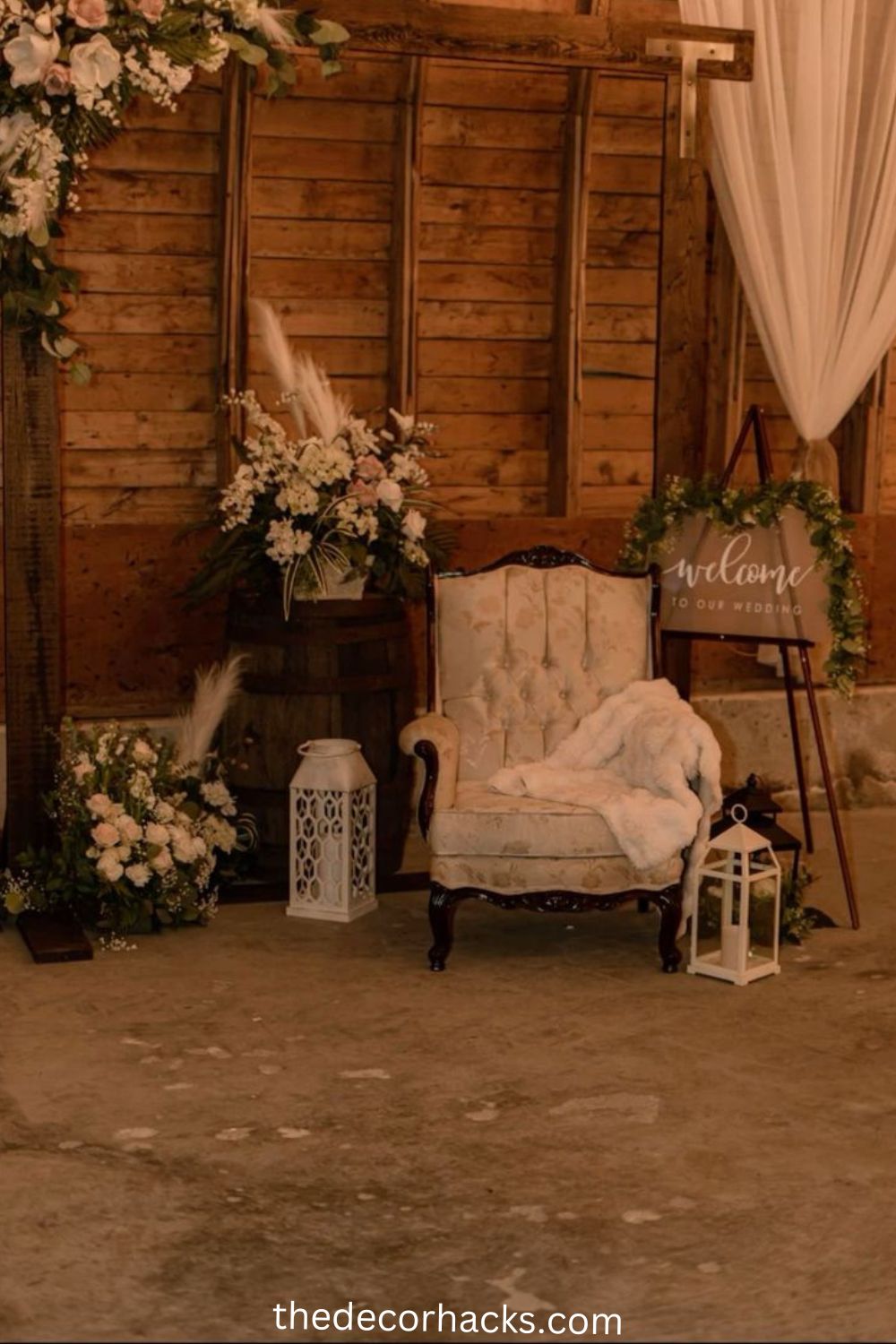 Vintage-Inspired Photo Booth Corner