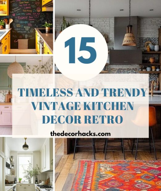 Timeless and Trendy Vintage Kitchen Decor Retro