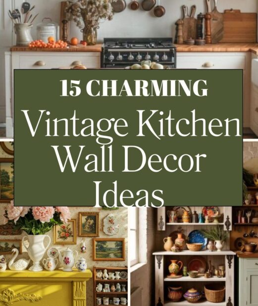 Charming Vintage Kitchen Wall Decor Ideas
