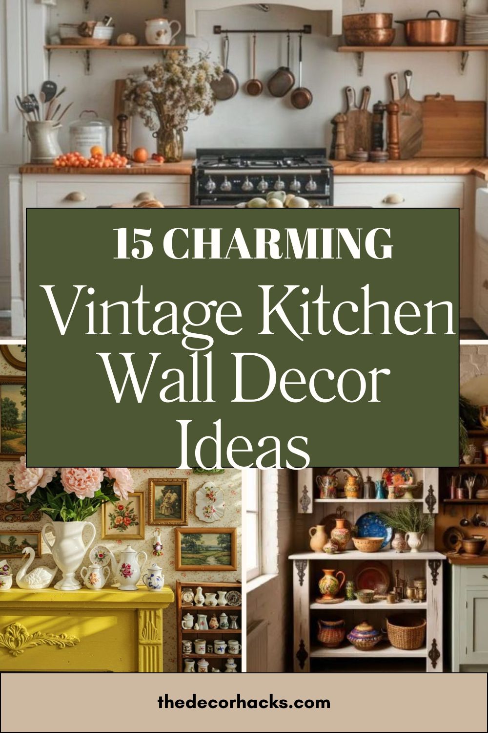 Vintage Kitchen Wall Decor Ideas