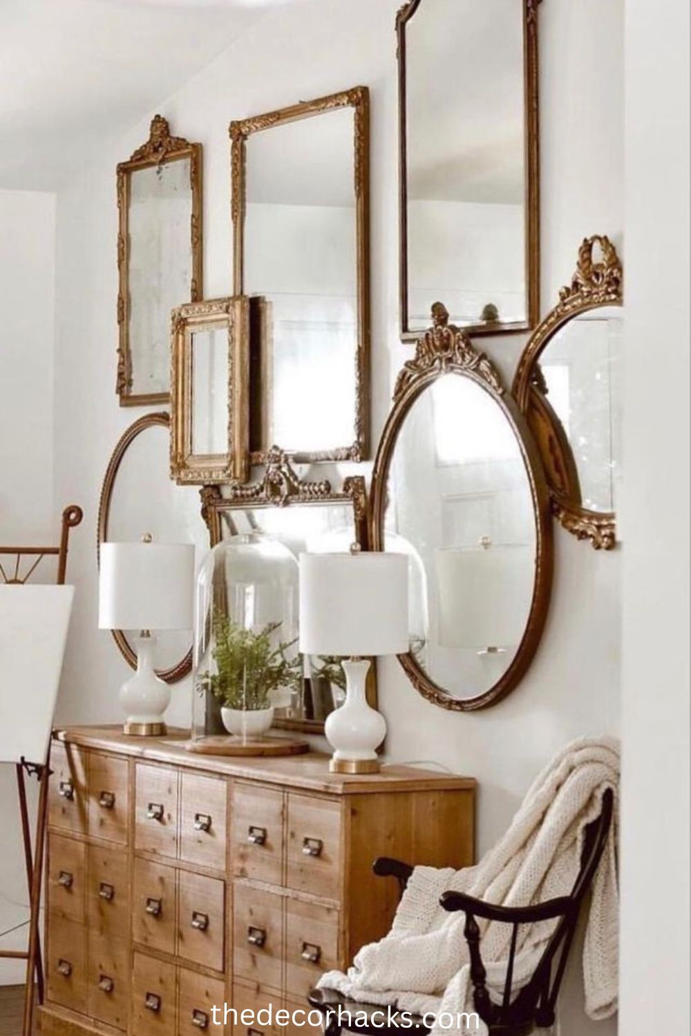  Vintage Mirrors and Worn Frames