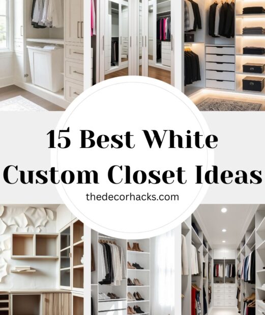 Best White Custom Closet Ideas